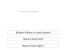 Tablet Screenshot of onsite-wireless.com